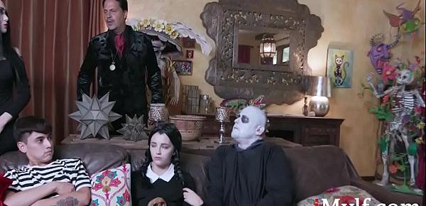  Addams Family XXX Parody-  Audrey Noir, Kate Bloom